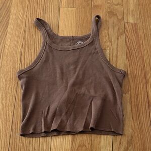 UO 90’s scoop neck top size medium in brown